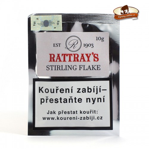 Dýmkový tabák Rattray´s Stirling Flake 10g- Irish flake