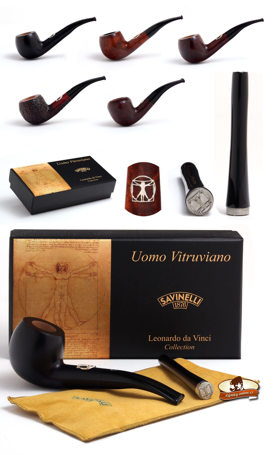 Dýmky Savinelli Uomo Vitruviano