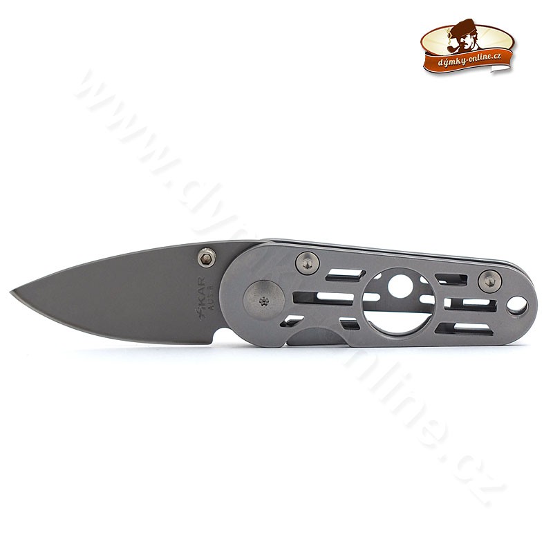 Ořezávač na doutníky XIKAR Cigar Cut Pocket Knife Bead Blast 744BB