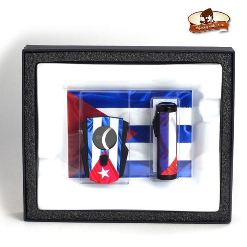 Doutníkový popelníkH.R. set Cuba ashtray+cutt.+lighter 513901
