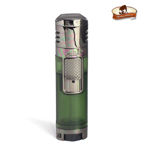 Doutníkový zapalovač Palió Veneto quad-jet green PAL-CL171GN