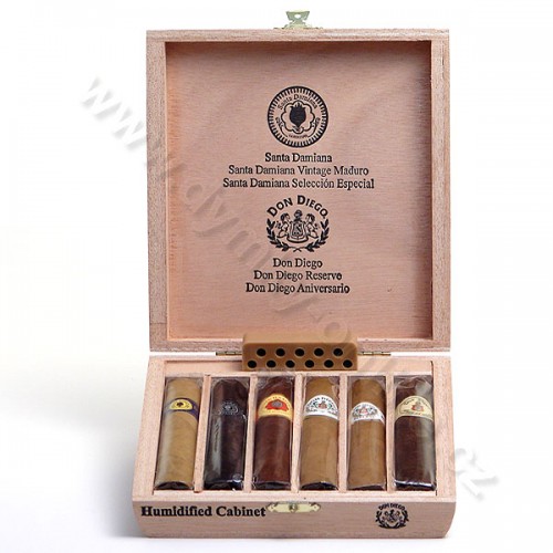 Doutníky Don Diego & Santa Damiana - Robusto Set + humidor / 6