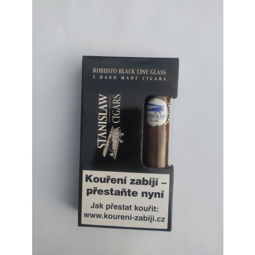 Doutníky Stanislav Glass Robusto Black Line 3 ks