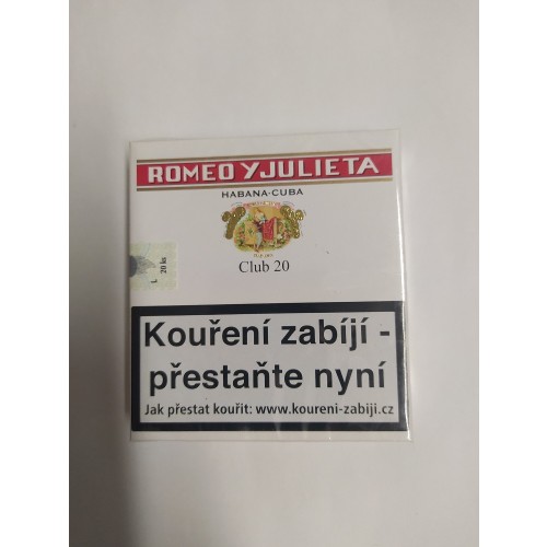 Kubánské doutníky Romeo Y Julieta Club 20 ks