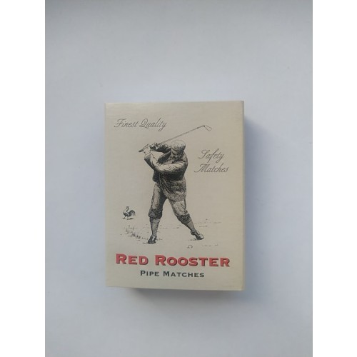 HR zápalky pipe RedRooster (60 zápalek) golf