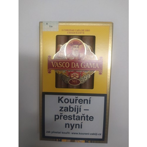 Doutníky Vasco Da Gama No 2 Capa de Oro / 5ks