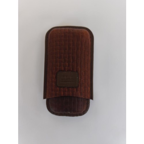 Pouzdro kožené Es CO1215 (CO1251) cigar case leather Brown Cor/2
