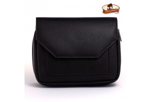 Dýmkové pouzdro kožené na 4 dýmky, tabák a příslušenství černé Es C 0062