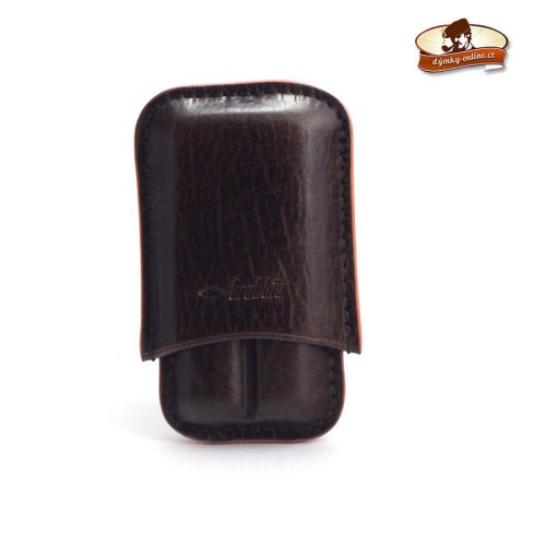 Brebbia cigar case/2 dark brown 1108205