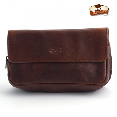 Dýmkové pouzdro Chacom pipe bag combo retro/2 CC017 brown