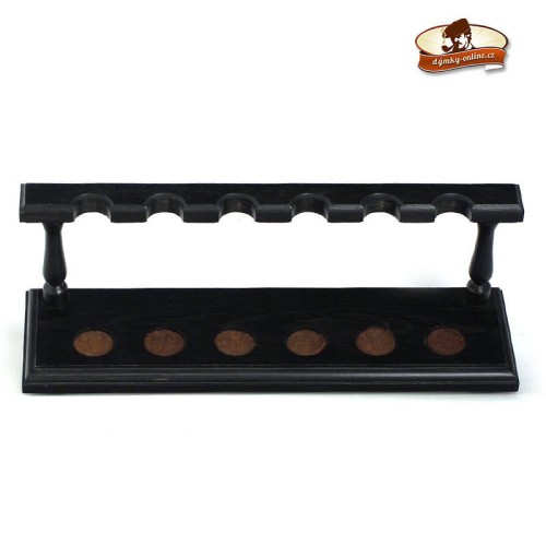 Stojánek na šest dýmek tmavý BPK