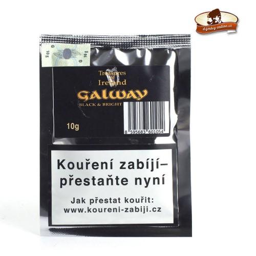 Dýmkový tabák   Treasure of Ireland Galway Black& Bright 10g