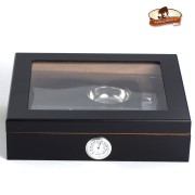 HumidorH.R. humidor black glass top/15 +cutt.+ashtray 569181