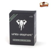 Filtry dýmky White Elephant uhlíkové/ 150 ks- 9 mm