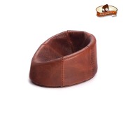 Stojánek kožený H.R  Slipper leather brown/1 553231