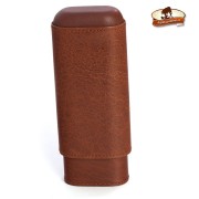 Pouzdro kožené Chacom cig.etui Cig-R brown light/2 Sixty CC1414