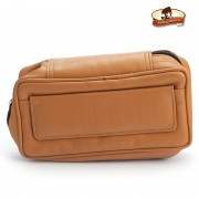 Dýmkové pouzdro koženkové H.R pipe case/2 light brown (632013)