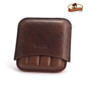 Brebbia cigar case/4 brown 1108404