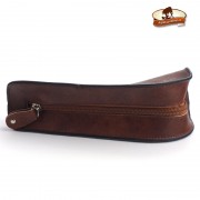 Dýmkové  kožené pouzdro H.R pipe case /1 dark brown (630232)