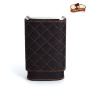 Pouzdro kožené  H.R cigar case leather/3 Robusto brown cedar (620079)