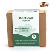 Balsové filtry do dýmky Tortuga Verde 9 mm/110