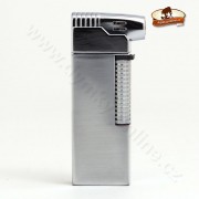 Dýmkový zapalovač Hadson Kansas Pipe chrom
